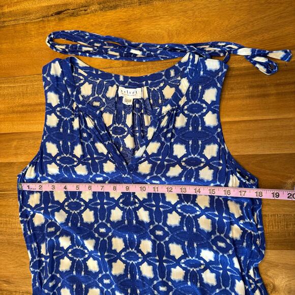 Velvet by Graham and Spencer Shift Dress Resortwear Lightweight Small Blue - Picture 12 of 14